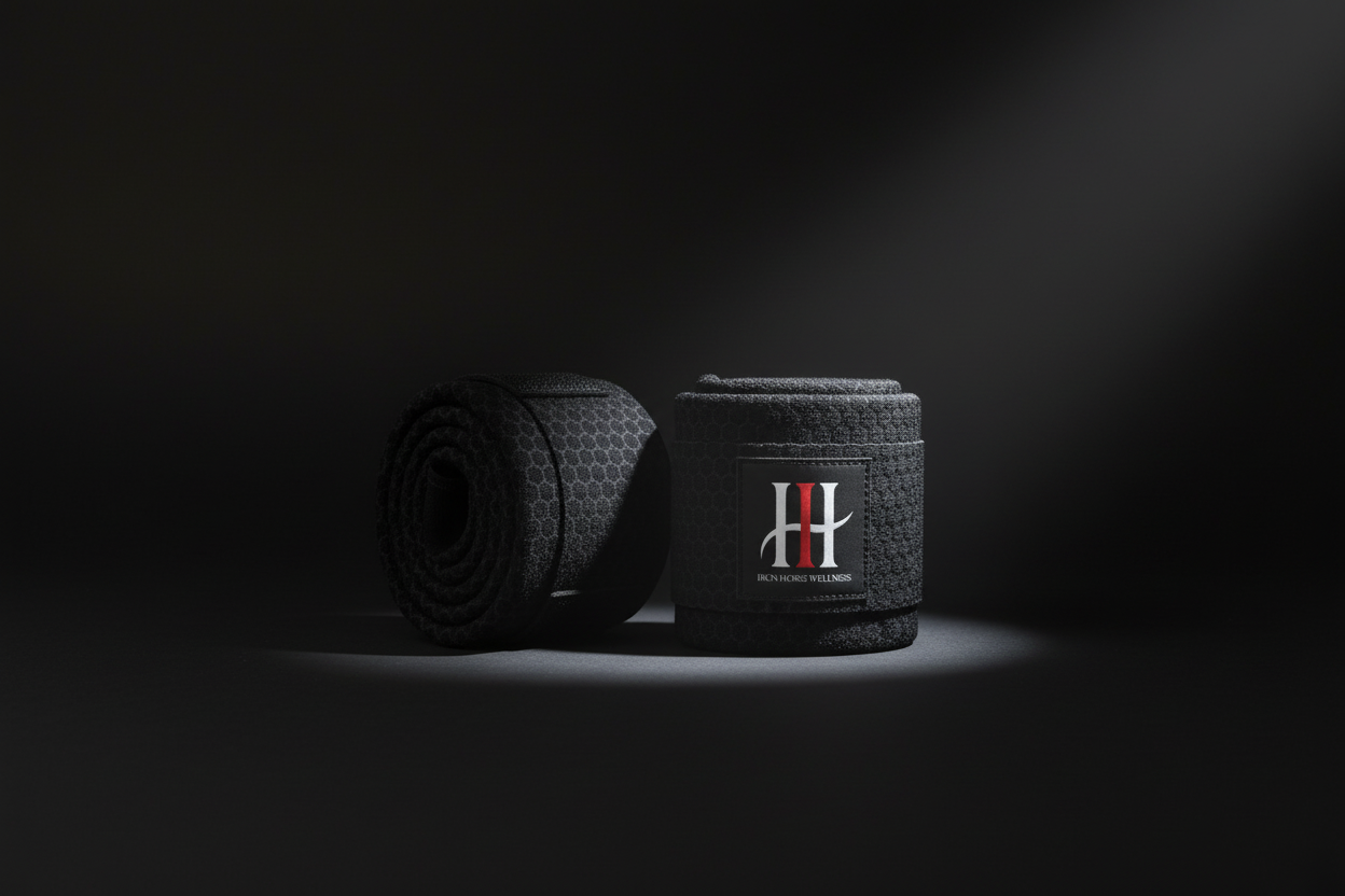 iron horse wellness wrist wraps for women.  designed specifically for strength training including pushing, pulling and lifting motions