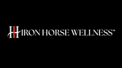 Iron Horse Wellness logo on a black background